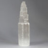 Torre de selenita natural - 20 cm