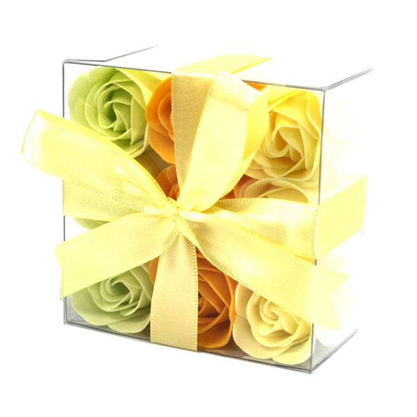 Set de 9 flores de Jabón - rosas primavera - Imagen 4