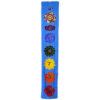 Banner vertical Chakra - celeste 183x35cm
