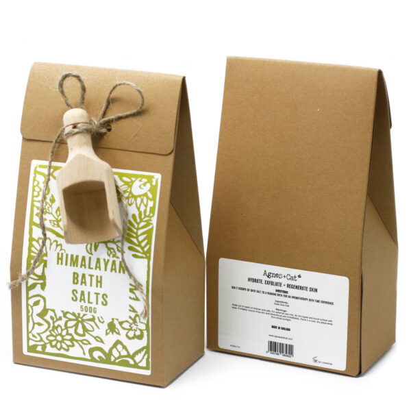 500 g de sal de baño - Ylang y rosa del Himalaya - Imagen 2