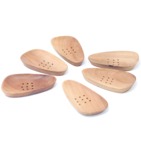 Jabonera de Caoba con Forma de Guijarros - Imagen 3