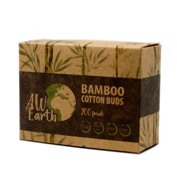 Caja de 200 Bastoncillos de Algodón de Bambú - Imagen 2