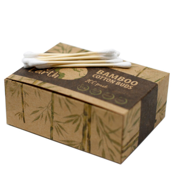 Caja de 200 Bastoncillos de Algodón de Bambú - Imagen 3