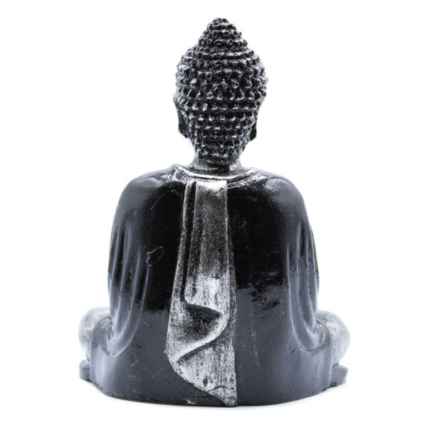 Buddha Gris y Negro - Med - Imagen 4