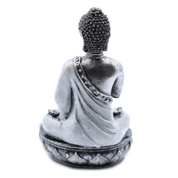 Buddha Porta Vela- Blanco - Med - Imagen 4