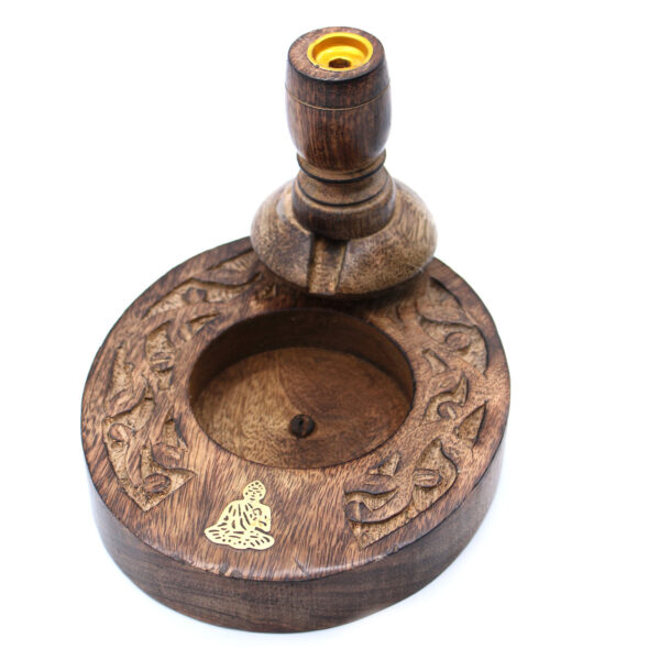 Sm Quemador Inverso Madera de Mango - Brass Buddha - Imagen 2