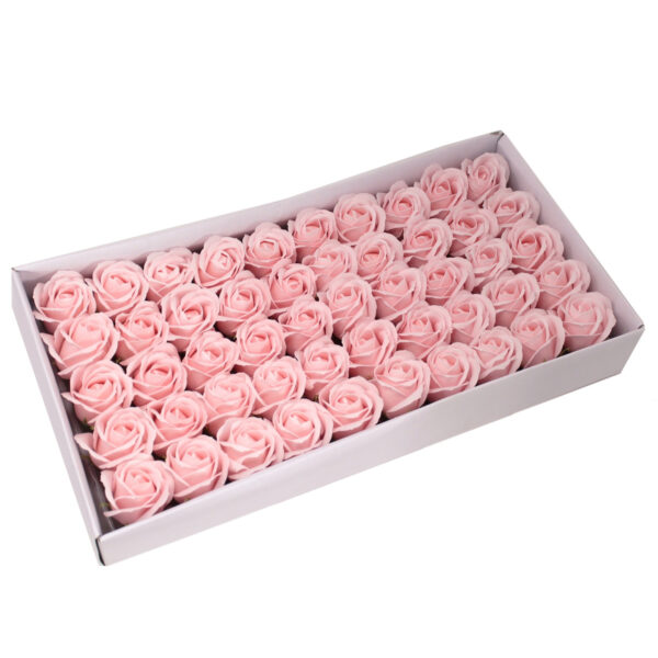 Flor de manualidades deco mediana - rosado - Imagen 2