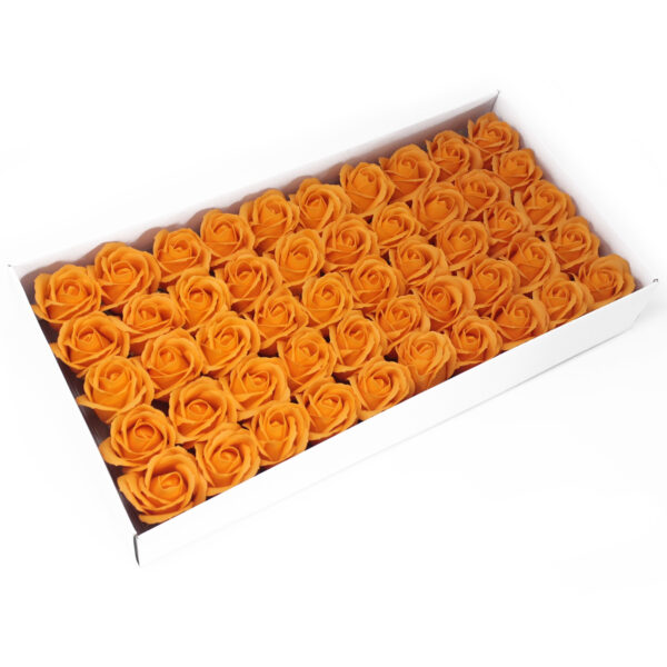 Flor de manualidades deco mediana - naranja - Imagen 2