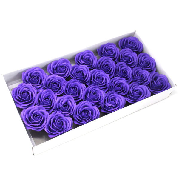 Flor de manualidades deco grande - violeta - Imagen 2