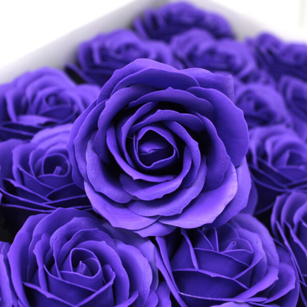Flor de manualidades deco grande - violeta - Imagen 3