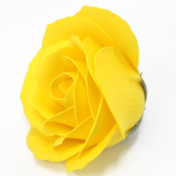 Flor de manualidades deco grande - amarillo - Imagen 4