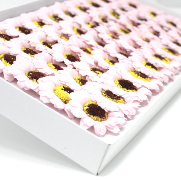 Flor de girasol manualidades deco mediana - rosa - Imagen 3