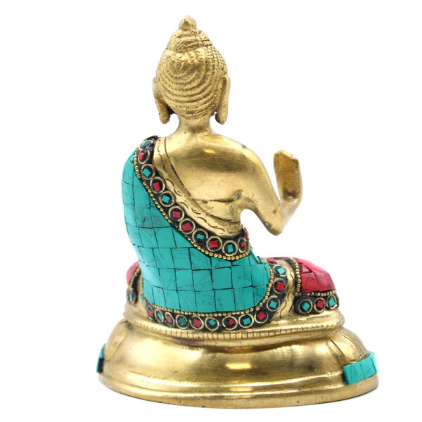 Figura de Buda de Latón - Bendición - 15cm - Imagen 2