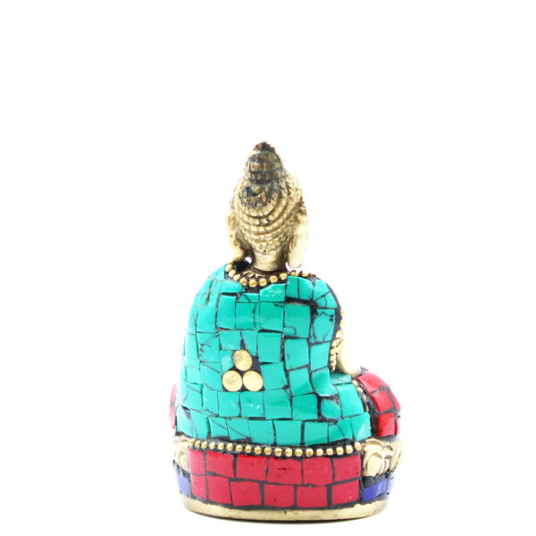 Figura de Buda de Latón - Manos Arriba - 7.5 cm - Imagen 2