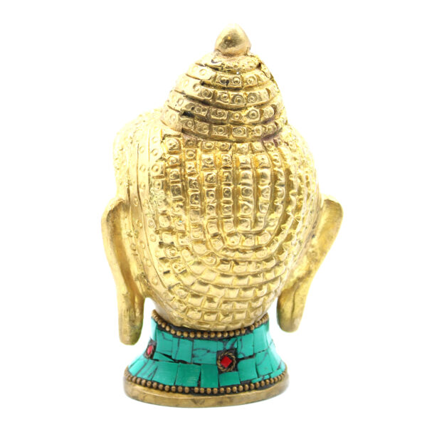 Figura de Buda de Latón - Cabeza Gr- 11.5 cm - Imagen 2