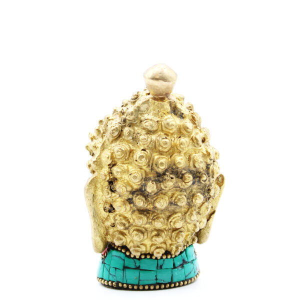 Figura de Buda de Latón - Cabeza Med - 8 cm - Imagen 2