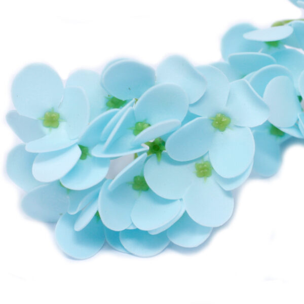 Flores de Jabón Manualidades - Jacinto - celeste bebé - Imagen 3