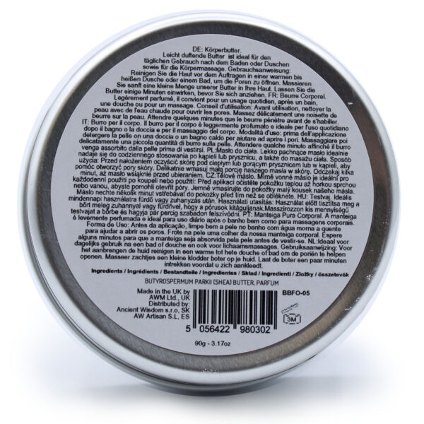 Manteca Corporal de Karité Perfumada 90g - Fresa - Imagen 2