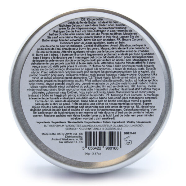 Manteca Corporal de Karité Aromaterapia 90g - Lavanda - Imagen 3