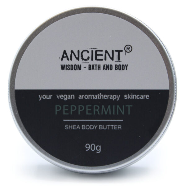 Manteca Corporal de Karité Aromaterapia 90g - Menta - Imagen 2