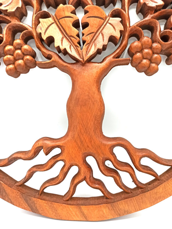 Panel de madera - Árbol de la vida de Uva - 40cm - Imagen 2