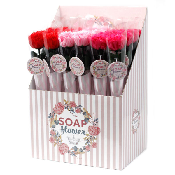 Flor de Jabón - Pequeña clavel (col. surtidos) - Imagen 2
