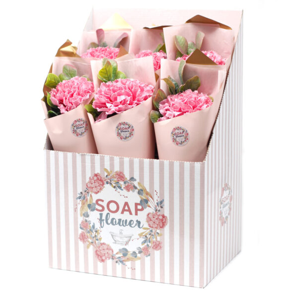 Flor de Jabón - Ramo de clavel - Imagen 2