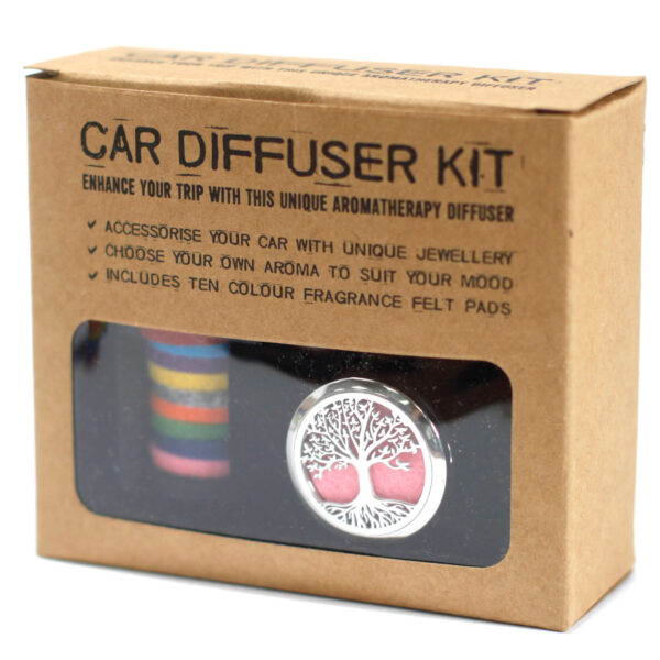 Kit difusor para coche - Estaño yoga chakra - 30mm - Imagen 4