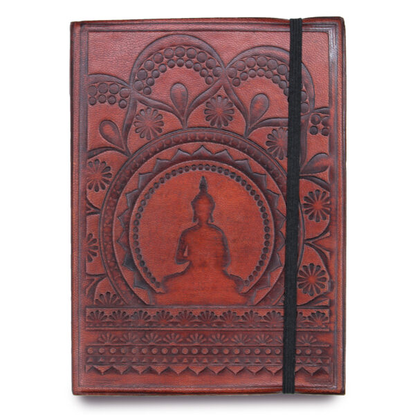 Cuaderno pequeño con elástico - Mandala tibetano - Imagen 3