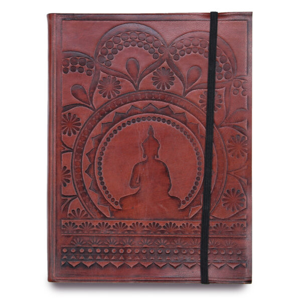 Cuaderno mediano con elástico - Mandala tibetano - Imagen 2