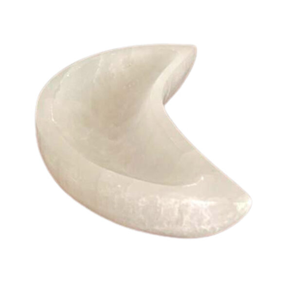 Cuenco de luna selenita - 15cm - Imagen 2