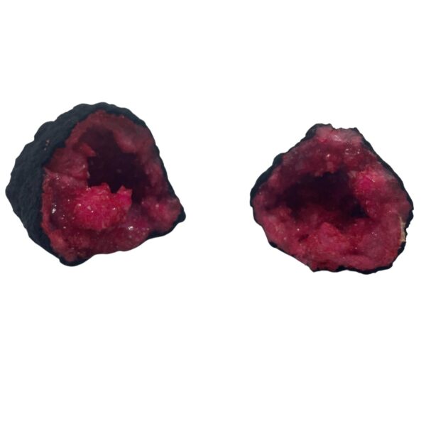 Geodas de calcita coloreada - Piedra Negra - Rojo Oscuro - Imagen 3