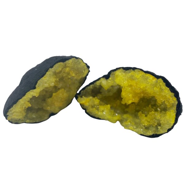 Geodas de calcita coloreada - Piedra Negra - Amarillo - Imagen 4