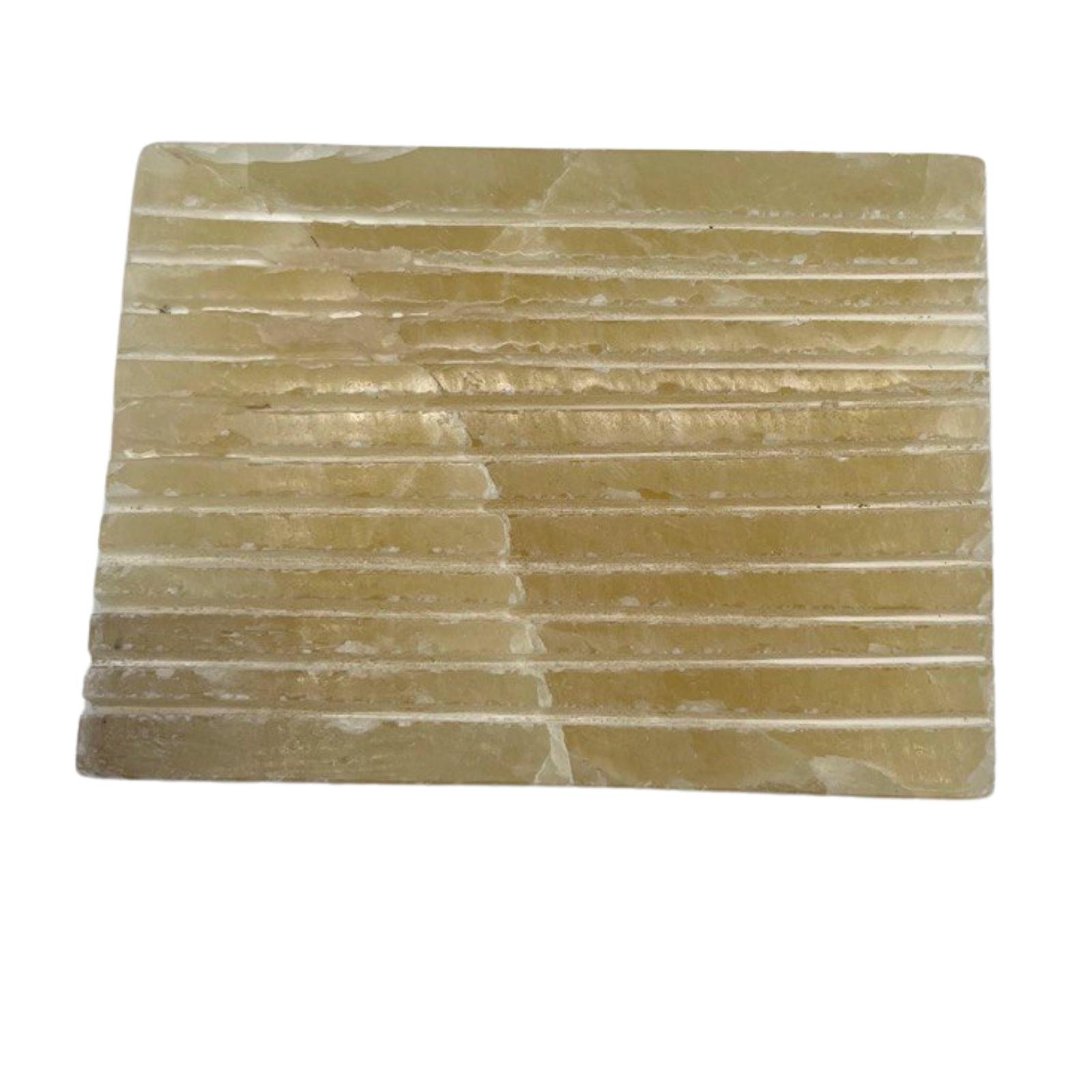 Jabonera Cuadrada Honey Onxy - Imagen 2