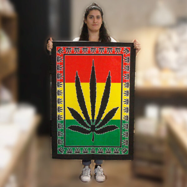 Arte de pared de algodón - Hoja de hierba - Imagen 3