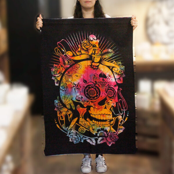 Arte de pared de algodón - Dia de la calavera muerta - Imagen 3