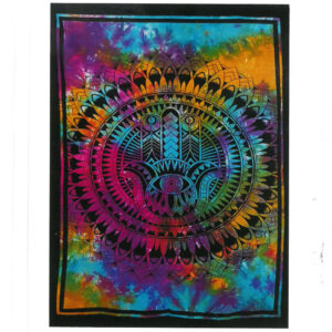 Arte de pared de algodón - Mano de hamsa