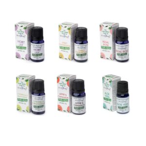 Pack de 6 Aceites Aromáticos a base de Plantas Variados - Aloe Vera