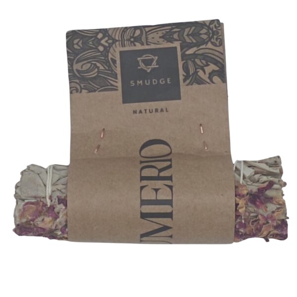 Atado de Hierba - Salvia Blanca y Rosa de Castilla - Imagen 4