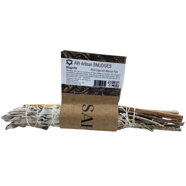 Atado de Hierba - Salvia Blanca con Palo Mexicano - Imagen 4