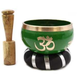 Juego de Cuenco Tibetano - Árbol de la vida - Verde 10