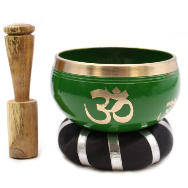 Juego de Cuenco Tibetano - Árbol de la vida - Verde 10