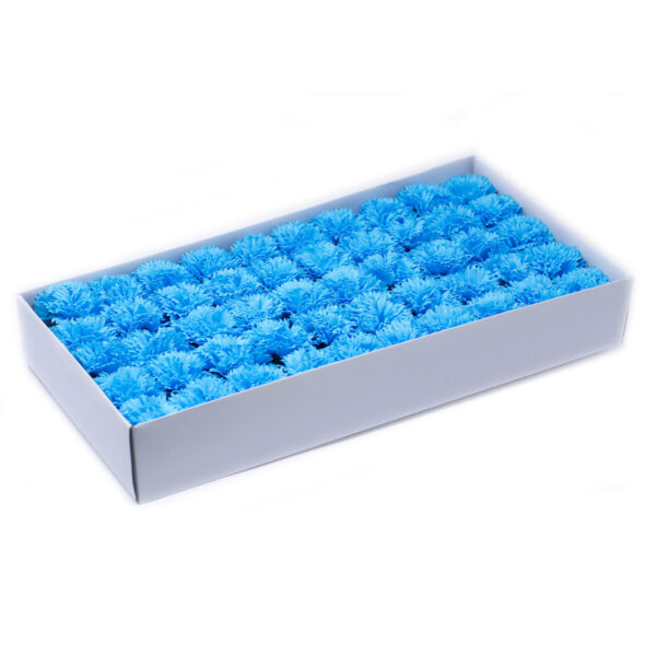 Flor de Jabón Manualidades - claveles - azul - Imagen 3