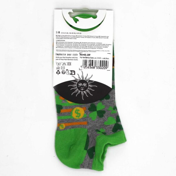 Calcetines M/L Hop Hare Bamboo Bajos (41-46) - Lucky Socks - Imagen 2