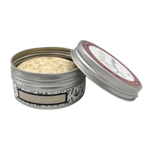 70g Champú Artesanal Solido en Lata - Cabello Graso - Imagen 3