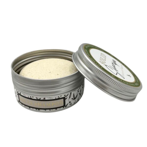 70g Champú Artesanal Solido en Lata - Cabello Seco - Imagen 4