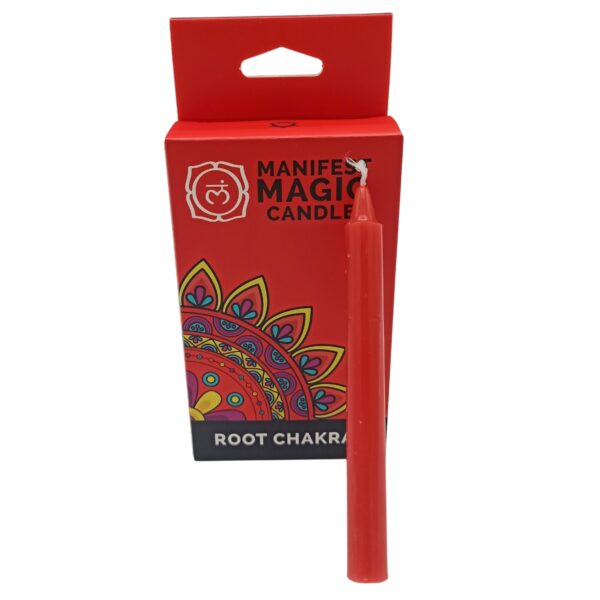 Velas Mágicas Manifest (pack de 12) - Rojas - Chakra Raíz - Imagen 4