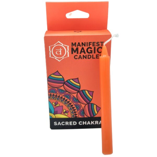 Velas Mágicas Manifest (pack de 12) - Naranja - Chakra Sagrado - Imagen 4