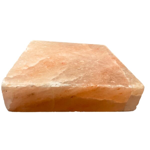 Plato de cocción con sal del Himalaya - Cuadrado - 20x20x5cm - Imagen 2