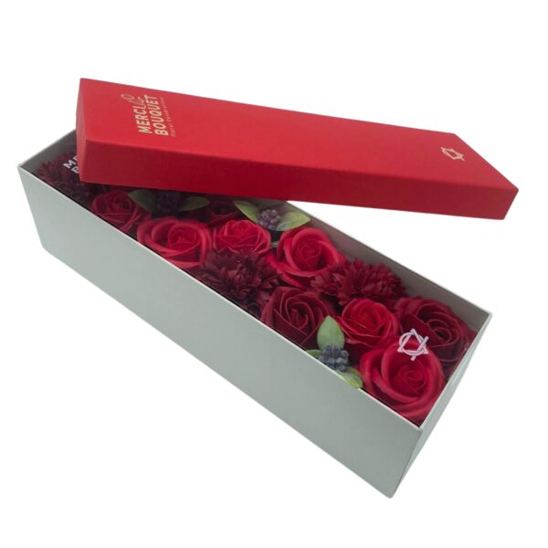 Caja Larga - Rosas Rojas Clásicas - Imagen 3